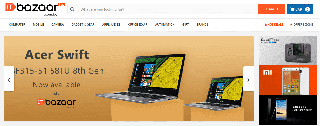 Online Computer and Laptop Shop in Bangladesh
